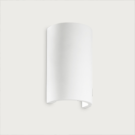Flash Gesso Round Wall Light